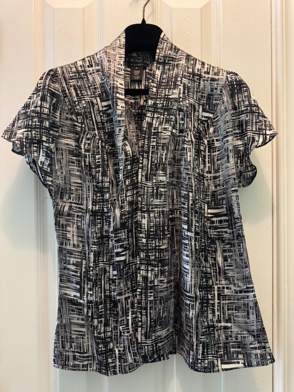 Vintage NineWest Silk Shirt, Size 4